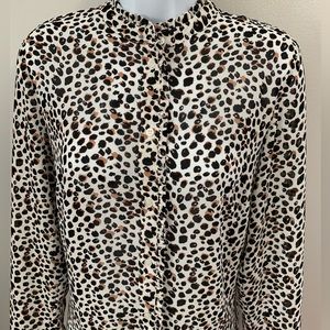 H&M Animal Print Blouse